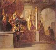 Nicolaus Knupfer The Queen of Sheba before Solomon Germany oil painting reproduction